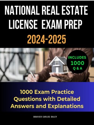 cover image of National Real Estate License Exam Prep 2024-2025